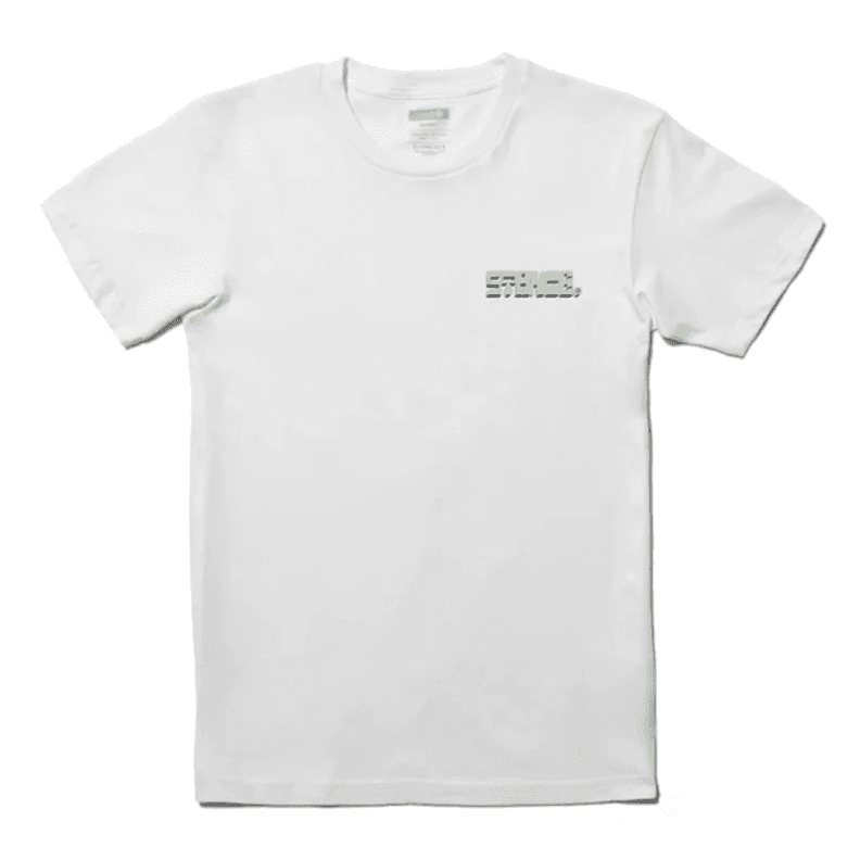 Polera Stance Brain Wayz White Blanco S