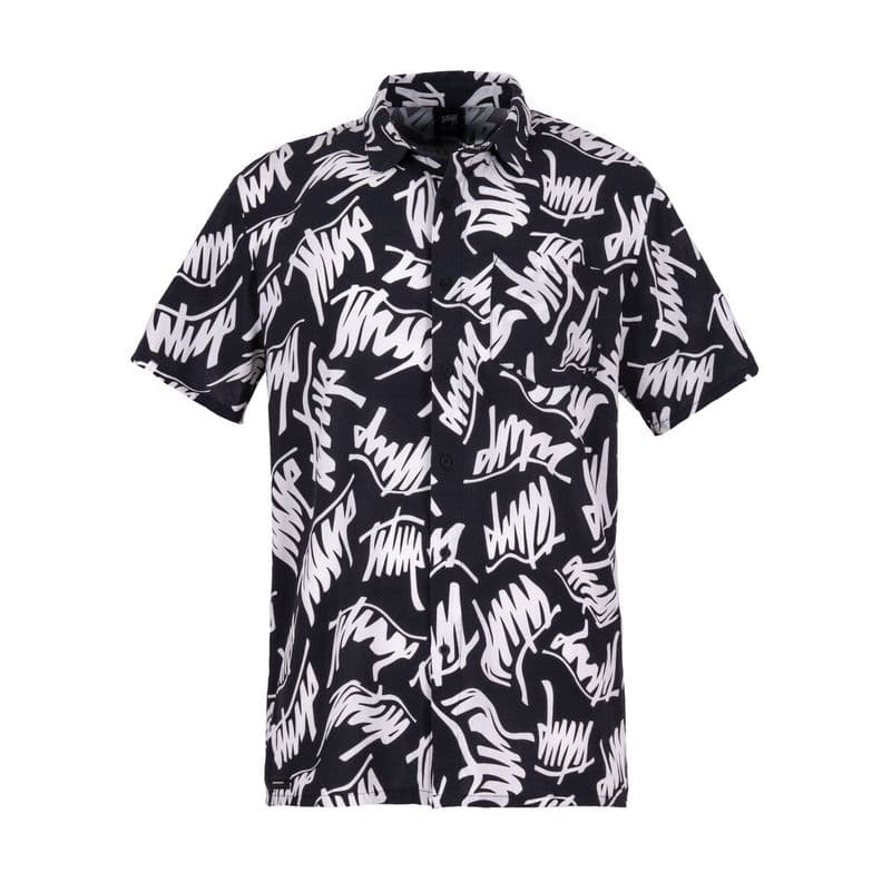 Camisa Whatup Hombre Logo Negro L