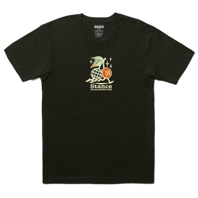 Polera Stance Community Black Negro M