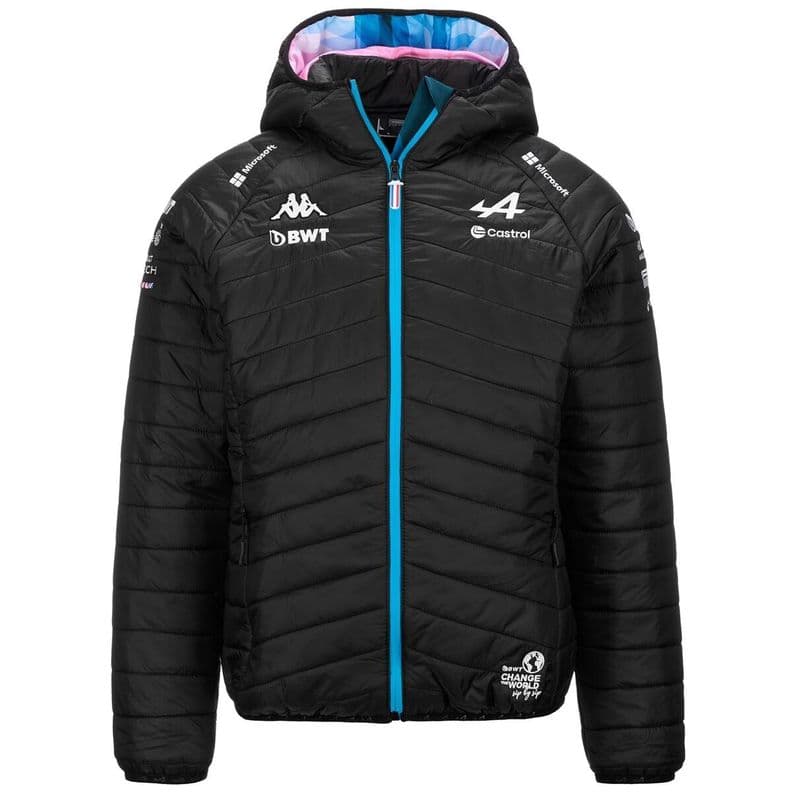 Parka Kappa Men Aboucou Alpine F1 Black Negro XL