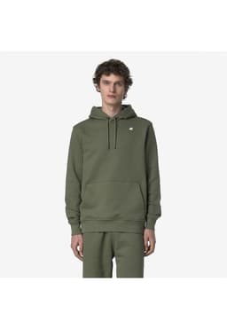 Poleron K-Way Men Barnie French Terry Green Lichen Verde S
