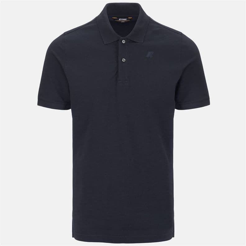 Polera K-Way Men Amedee Pique Blue Depth Azul XXL
