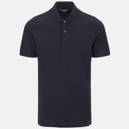 Polera K-Way Men Amedee Pique Blue Depth Azul S