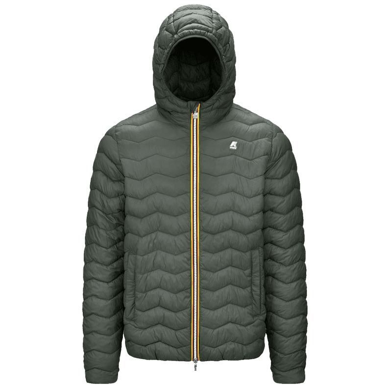 Chaqueta Men Jack Quilted Warm Green Blackish Verde L
