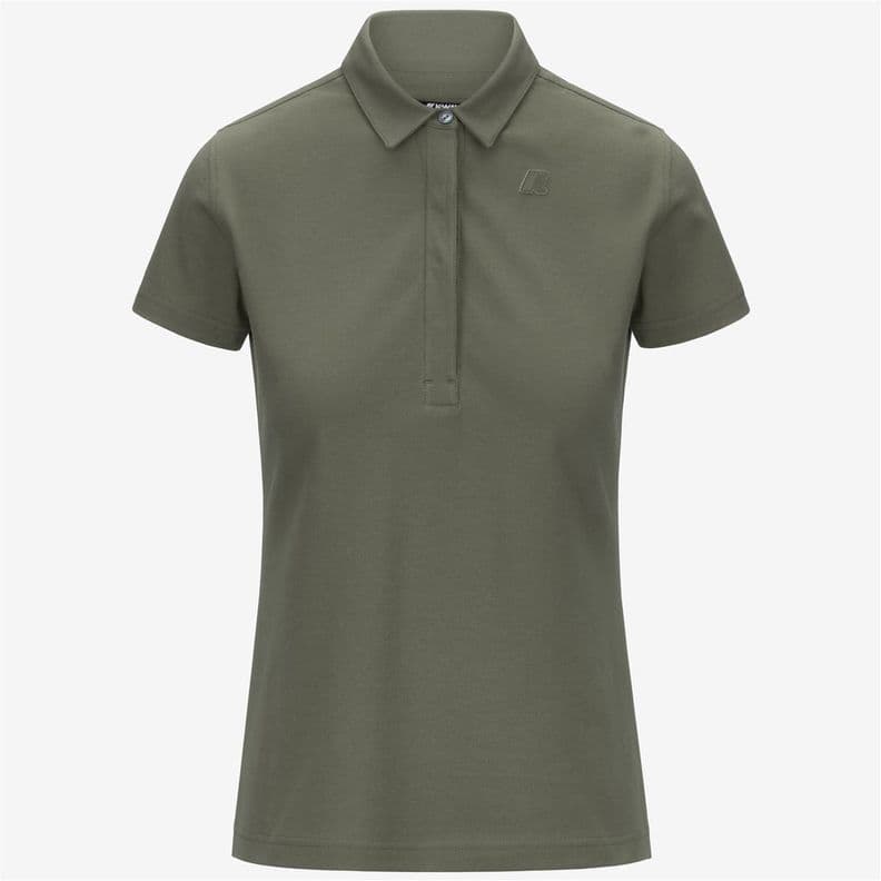 Polera K-Way Women Amedea Pique Green Lichen Verde L
