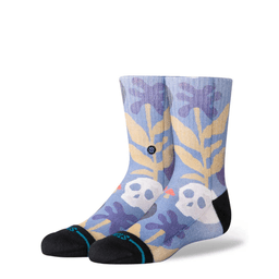 Stance Sock Kids Tropiskull Crew Stone Blue Azul L