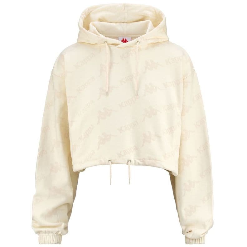 Poleron Crop Women Authentic Tropp White Antique Blanco XXL