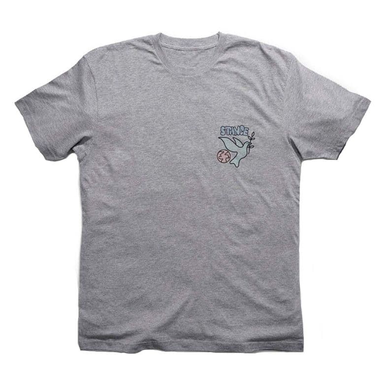 Polera Sketchy Heather Grey Gris M
