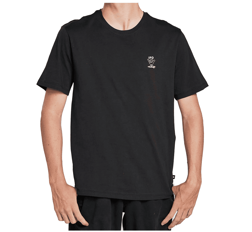 Polera Men IPD Shaka Everyday Faded Black Negro M