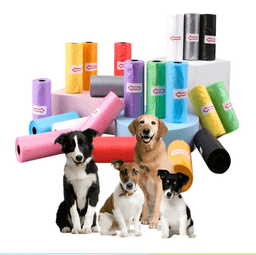 12 Rollos Bolsas Excremento Caca de Perros Gatos Desechos