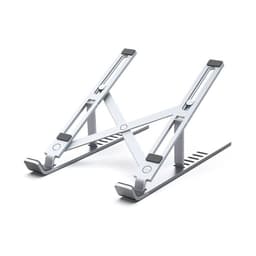 Soporte alzador plegable para notebook de aluminio Gris