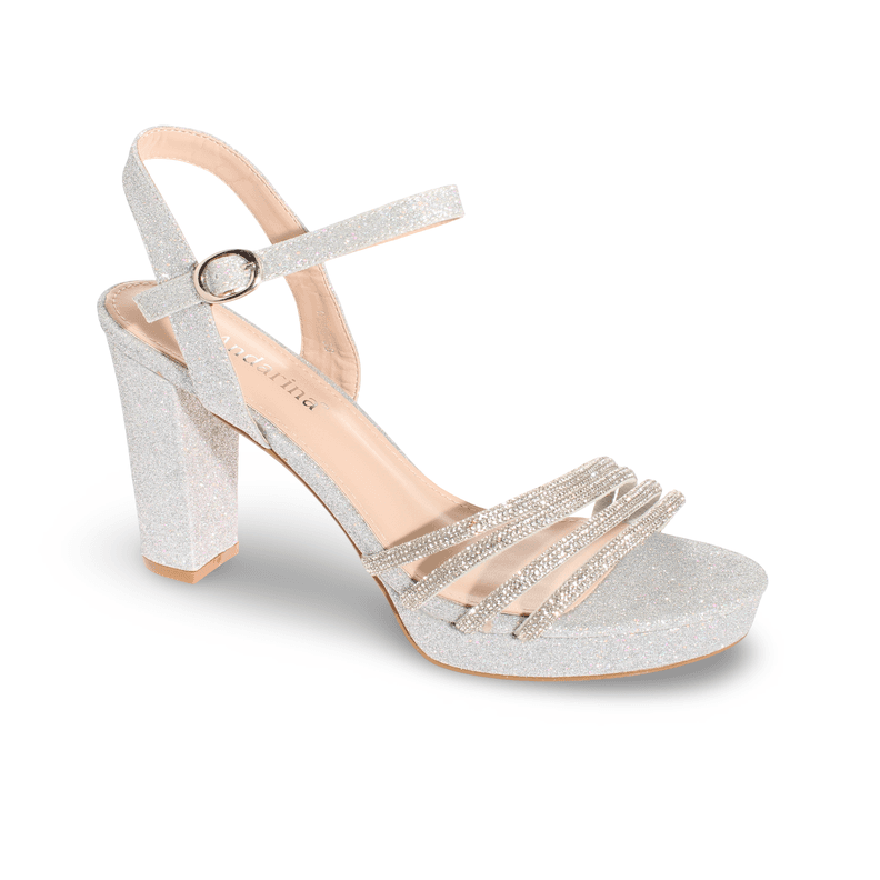 Sandalia Tacon Plateado Via Franca Mujer Art: 5W255PLATA Plata 38