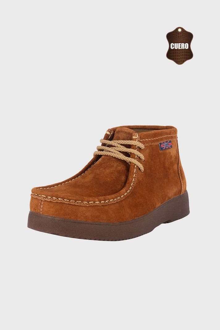 Botin de Cuero Campos Caramelo London Adixt CL 41