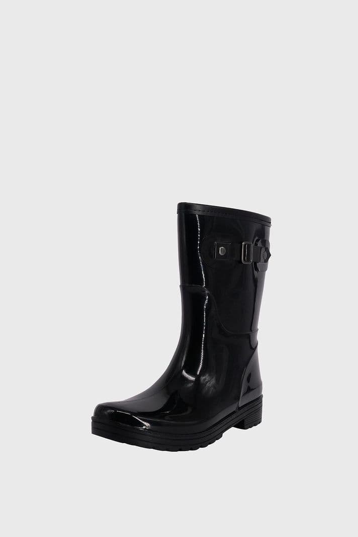 Bota de Agua con Polar Cressida Negro Alquimia 35