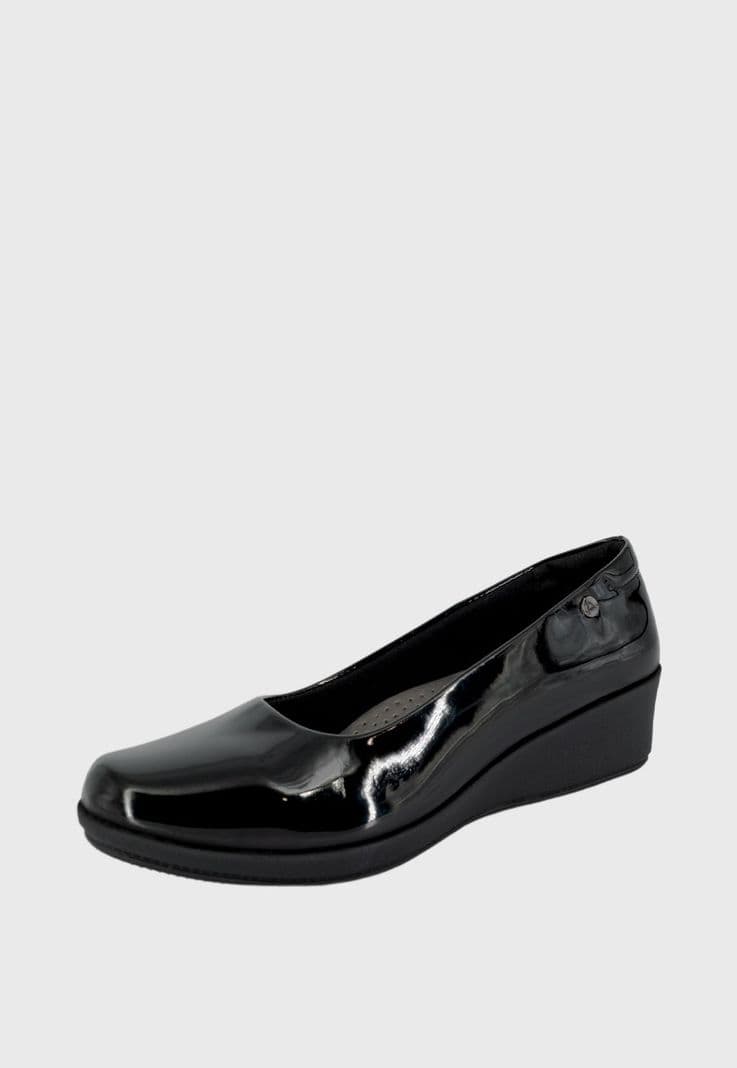 Zapato Boum Negro Charol Alquimia 40