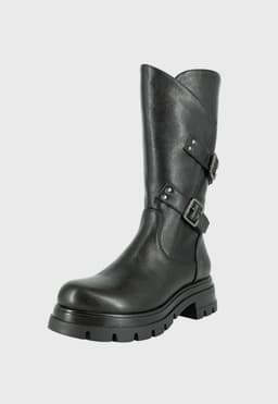 Bota Biker Lara Negro Alquimia 35