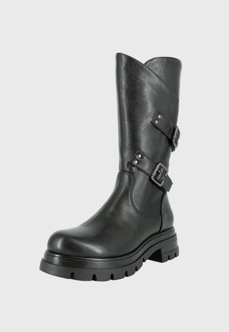 Bota Biker Lara Negro Alquimia 35
