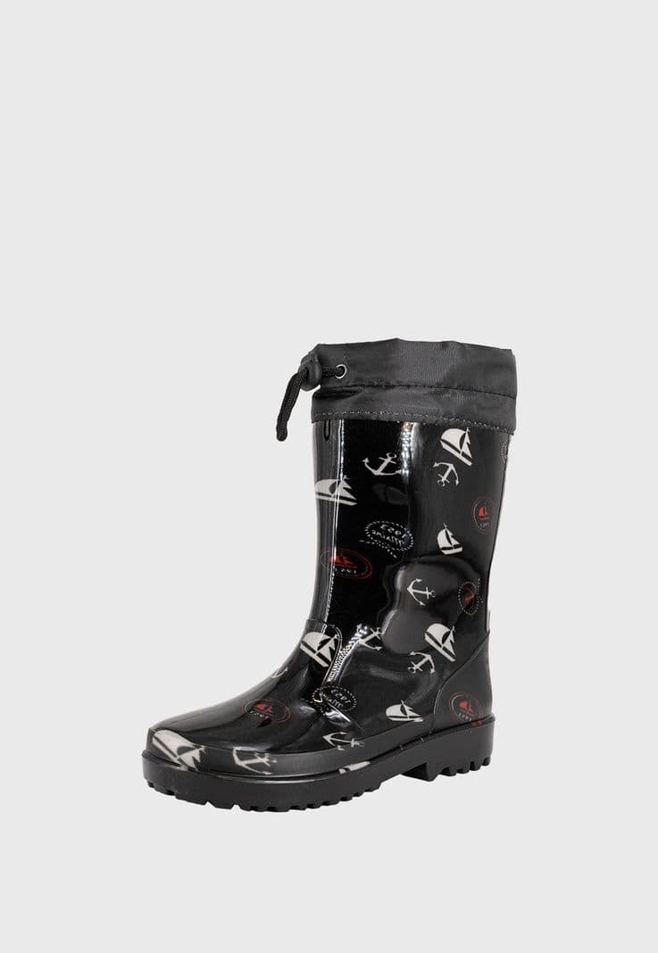 Bota de Agua con Polar Zamio Negro Bamboo CL 28