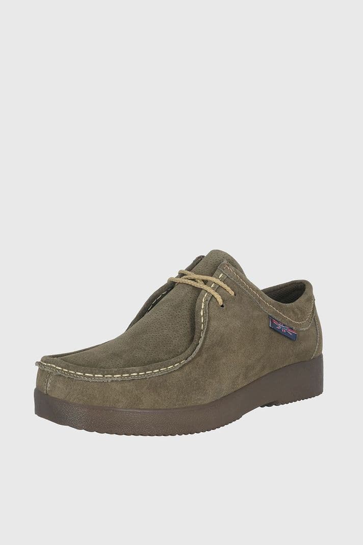 Zapato de Cuero Casual Tostado Thamrin London Adixt Cafe Claro 43