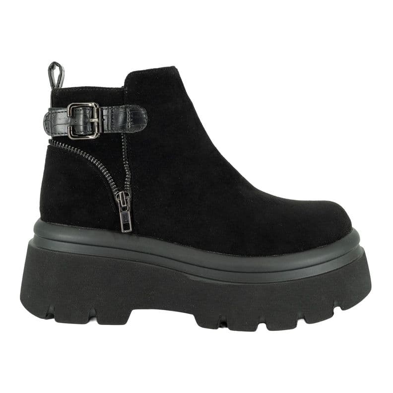 Botin Plataforma Tols Full Negro Alquimia 39