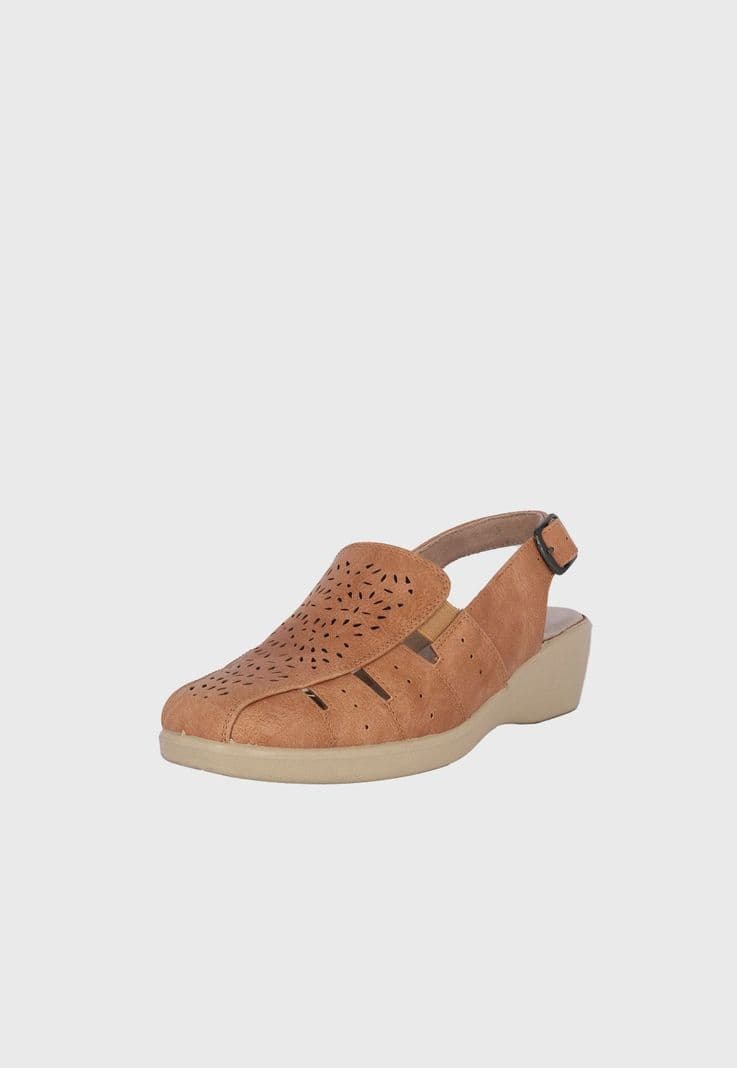 Sandalia Cerrada Bluebell Tostado Passer Cafe Claro CL 38