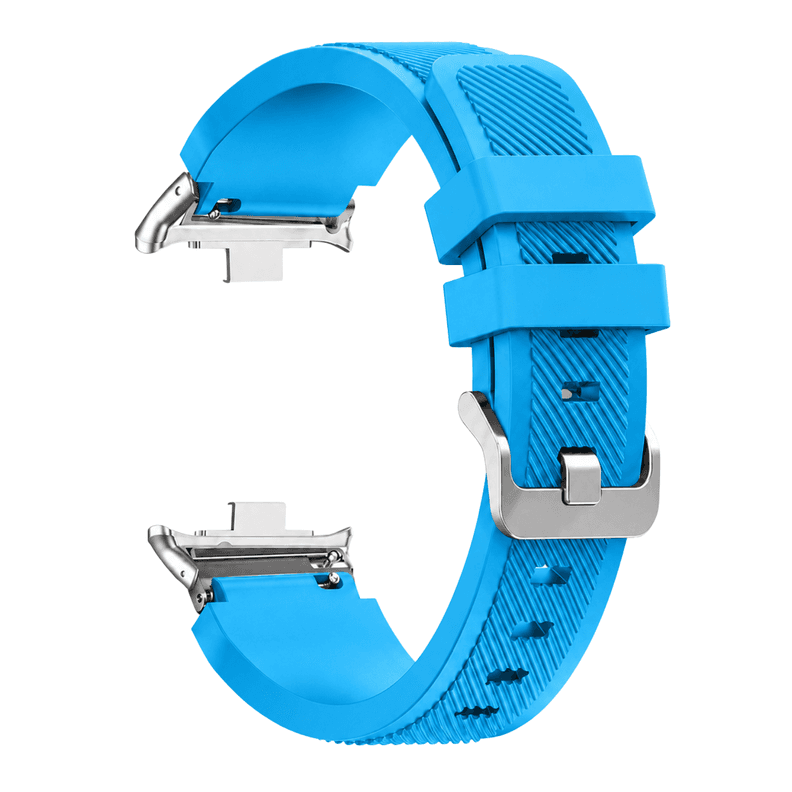 Correa Para Huawei FiT 3 - Silicona Clasica Celeste