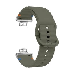 Correa Para Huawei Fit 1 - Silicona Sport Verde Olivo