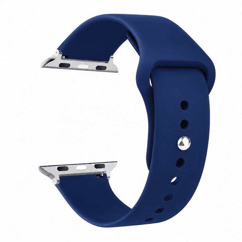 Correas Para Apple Watch Serie 1 - 38MM - Silicona Azul Oscuro