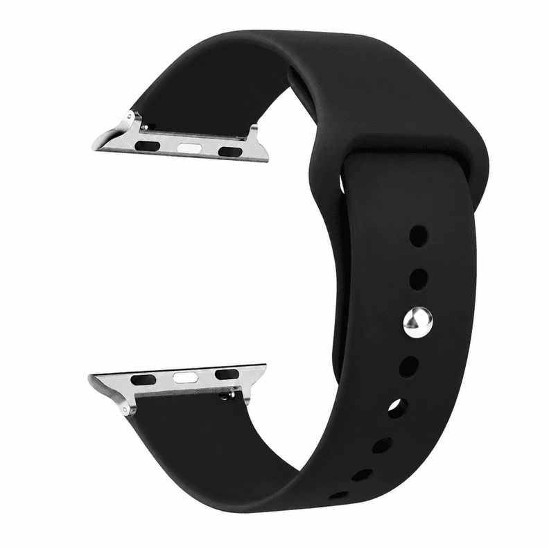 Correas Para Apple Watch Serie 11 - 42MM - Silicona Negro