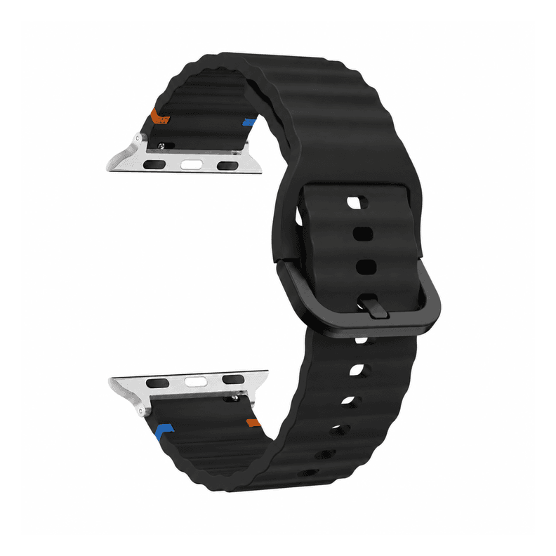 Correas Para Apple Watch SE 1 - 44MM - Silicona Sport Negro