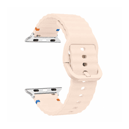 Correas Para Apple Watch Serie 9 - 41MM - Silicona Sport Palo Rosa