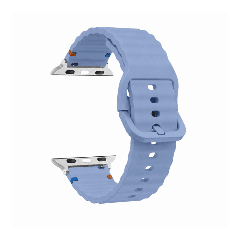 Correas Para Apple Watch Serie 5 - 40MM - Silicona Sport azul claro