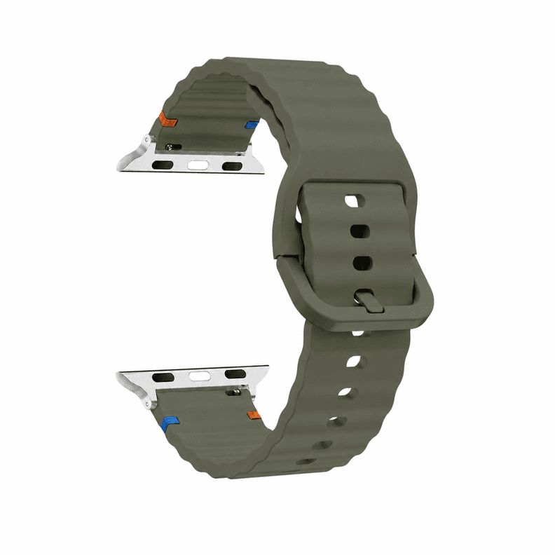 Correas Para Apple Watch Serie 2 - 38MM - Silicona Sport Verde Olivo