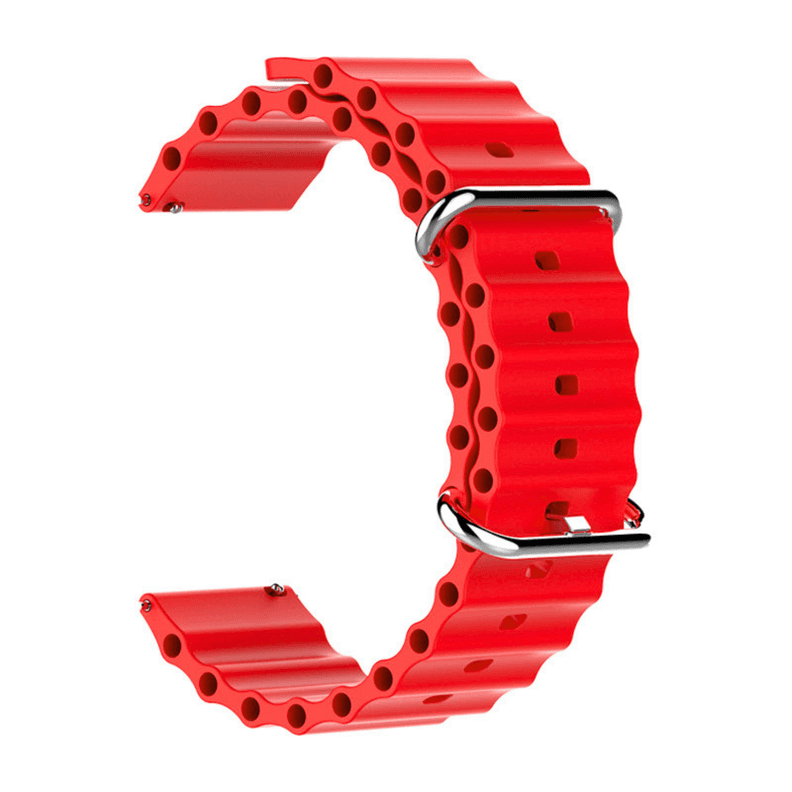 Correa Para Huawei Watch GT 5 - 41MM - Silicona Ocean Rojo