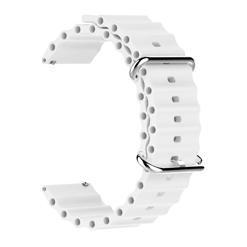 Correa Para Huawei Watch GT 6 Pro - Silicona Ocean Blanco