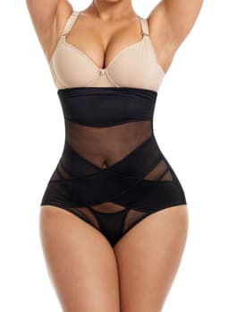 Faja Reductora De Abdomen Y Cintura Negro M