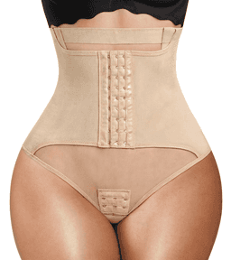 Calzon Faja Comprime y Modela Abdomen y Cintura Beige M-L
