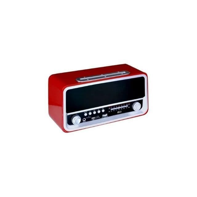 Radio Bluetooth Portatil Retro Irt Usb Am Fm Rojo Fx Vintage