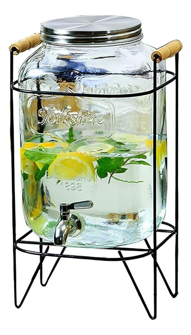 Dispensadores De Bebidas Dispensador De Jugos Con Atril 5l Blanco