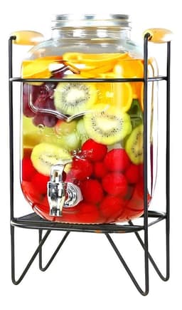 Dispensador De Jugos Con Atril Dispensadores De Bebidas 4l Negro