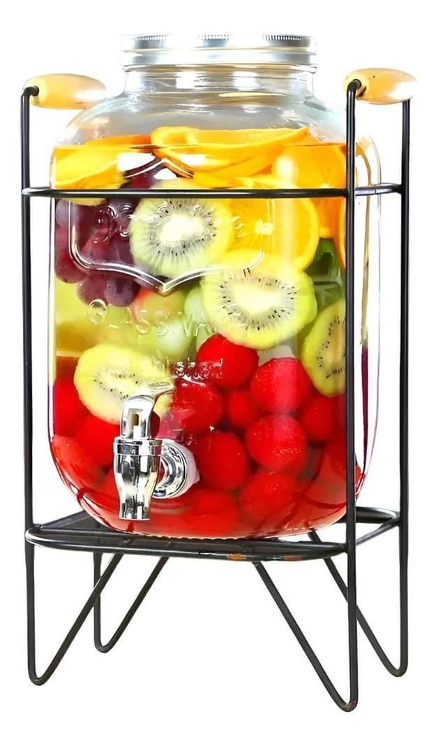 Dispensador De Jugos Con Atril Dispensadores De Bebidas 4l Negro
