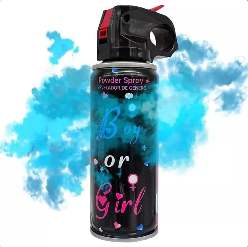 Extintor Revelacion Genero Extintor Humo Spray Color 110grs Azul