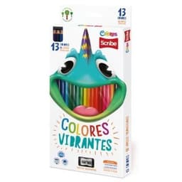 Scribe Colores Vibrantes 13 Lapices