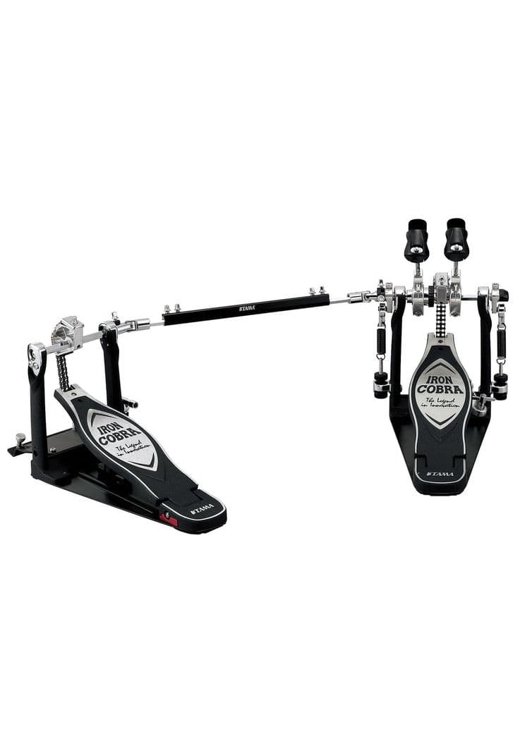 Pedal de bombo doble Tama HP900PWN Iron Cobra incluye case Diseno 2