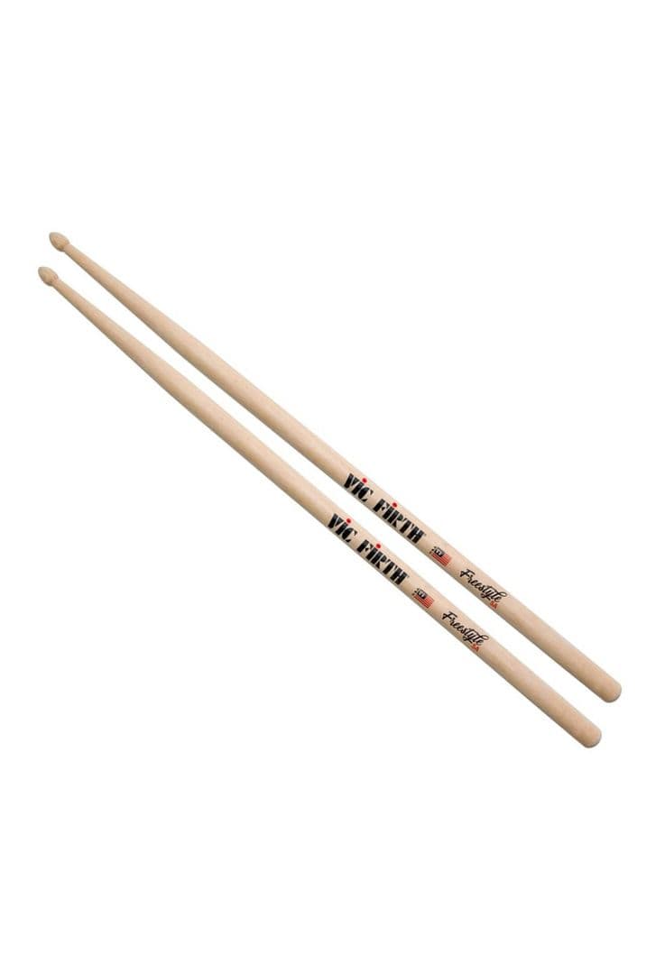 Baqueta Vic Firth Freestyle FS5A Punta de Madera Diseno 2