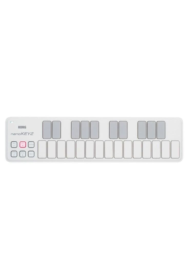 Controlador MIDI Korg NANOKEY2 color blanco (WH) Diseno 2