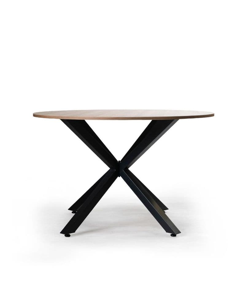 Mesa Comedor Argo Redonda 120cm Oscura