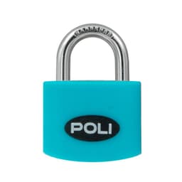 CANDADO POLI POP 32MM CELESTE XL