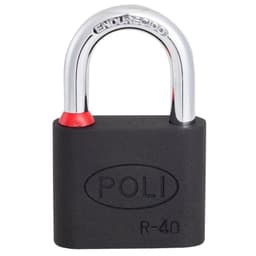 Candado Poli Serie R40mm Negro XL