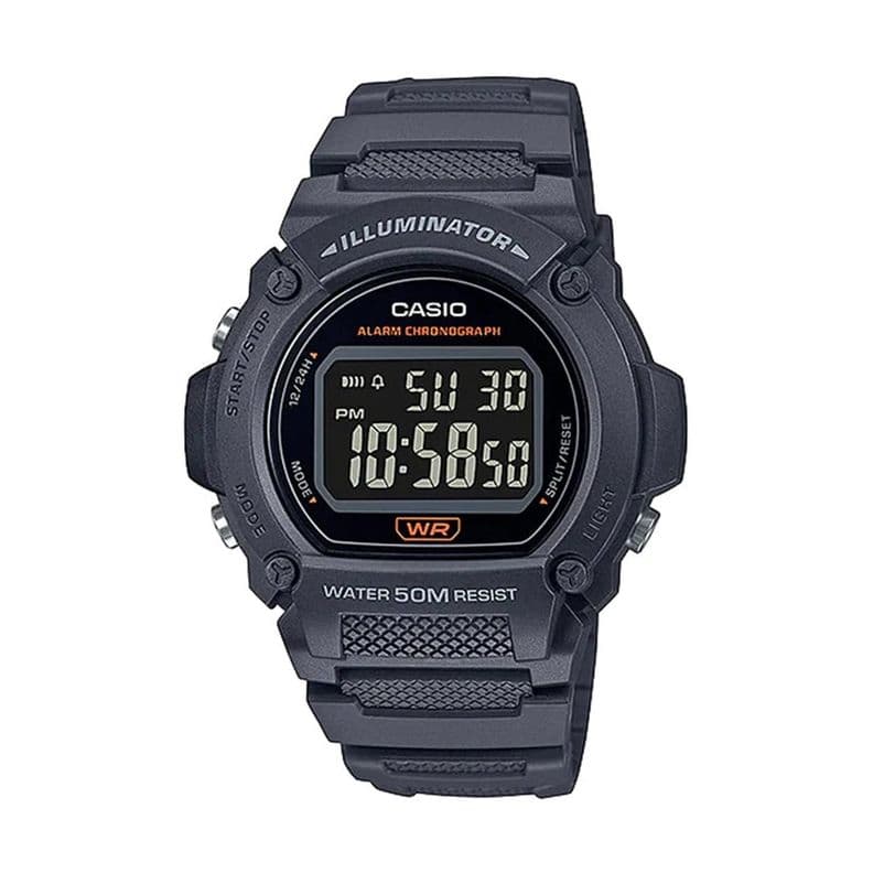 Reloj Casio Digital Hombre W-219H-8BV Negro